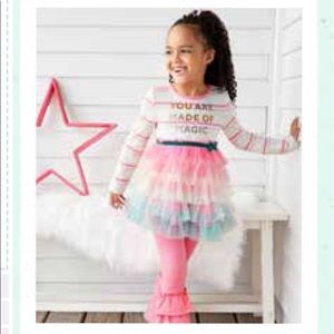 Matilda Jane outfit, sz 6, Must Be Magic Tunic & Pink Popsicle Benny